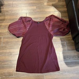 GiGiO Modest Red Dress